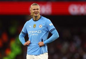 本赛季五大联赛中梅开二度次数榜单：哈兰德5次居首，凯恩4次第二