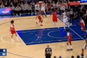 就像过马路！唐斯轻松突破送单臂大劈扣