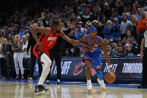 贝弗利谈现役前5单挑球员：KD、亚历山大、小卡、欧文、塔图姆