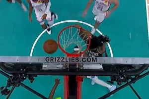 另类的2+1！亚历山大抢断反击造杀伤&莫兰特怕踩到挂筐吹干扰球